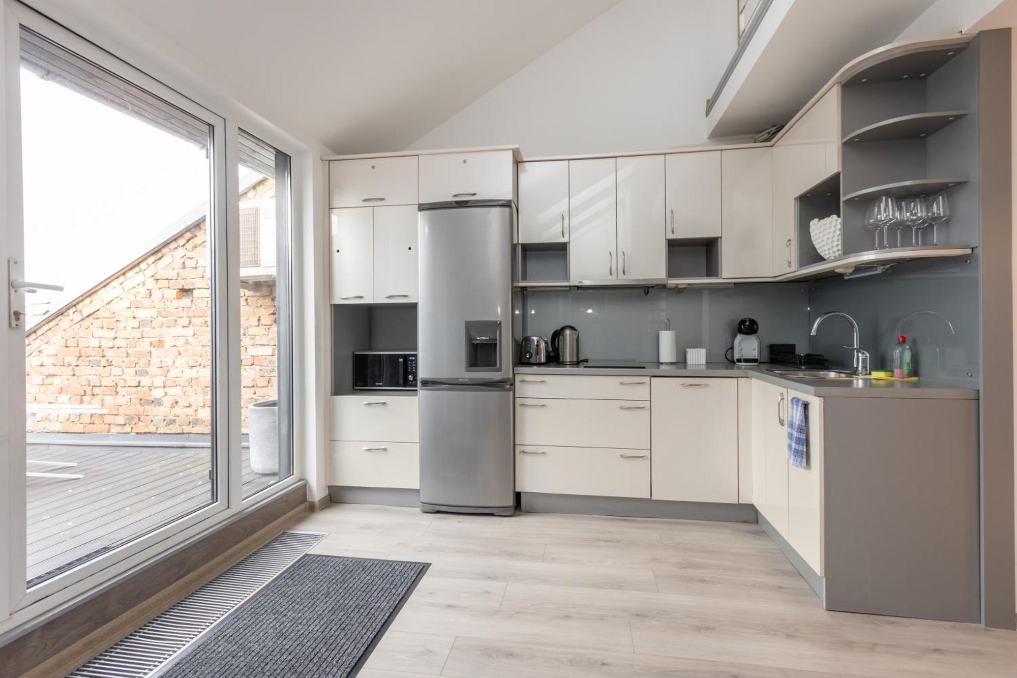 Penthouse Apartment With Terrace 리가 외부 사진