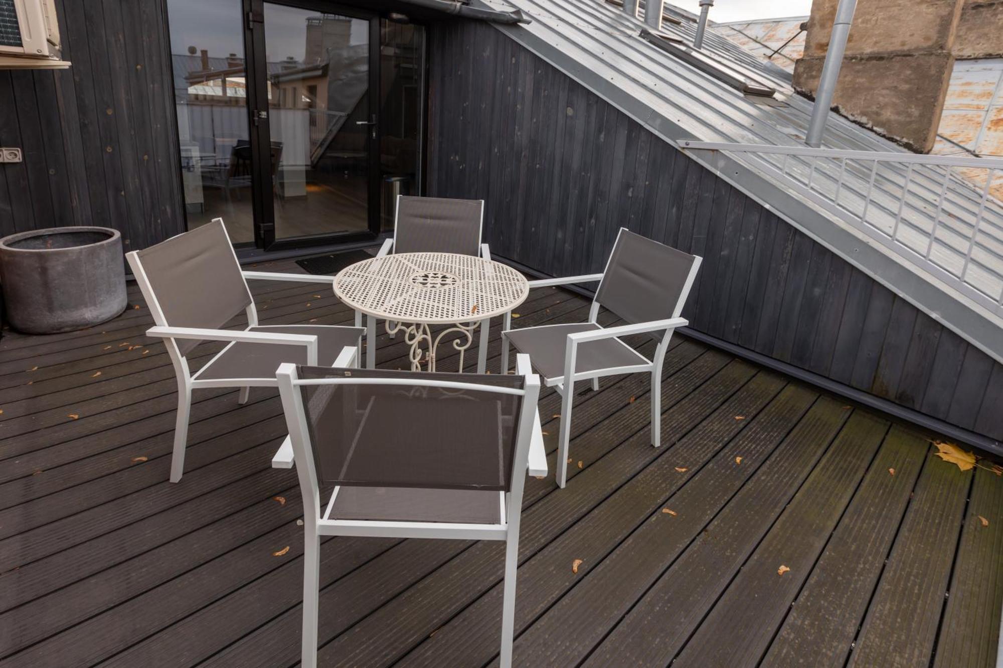 Penthouse Apartment With Terrace 리가 외부 사진