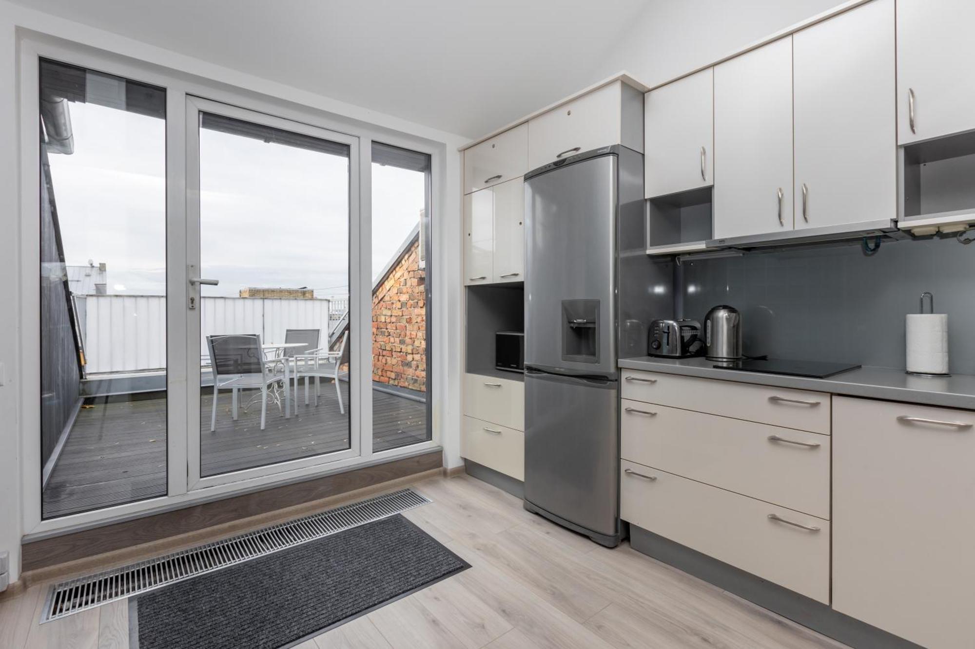 Penthouse Apartment With Terrace 리가 외부 사진